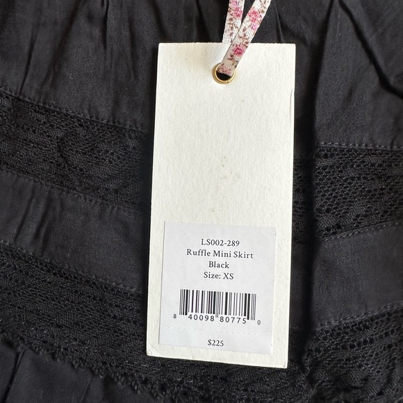 LoveShackFancy Ruffle Mini Skirt - Picture 4 of 5